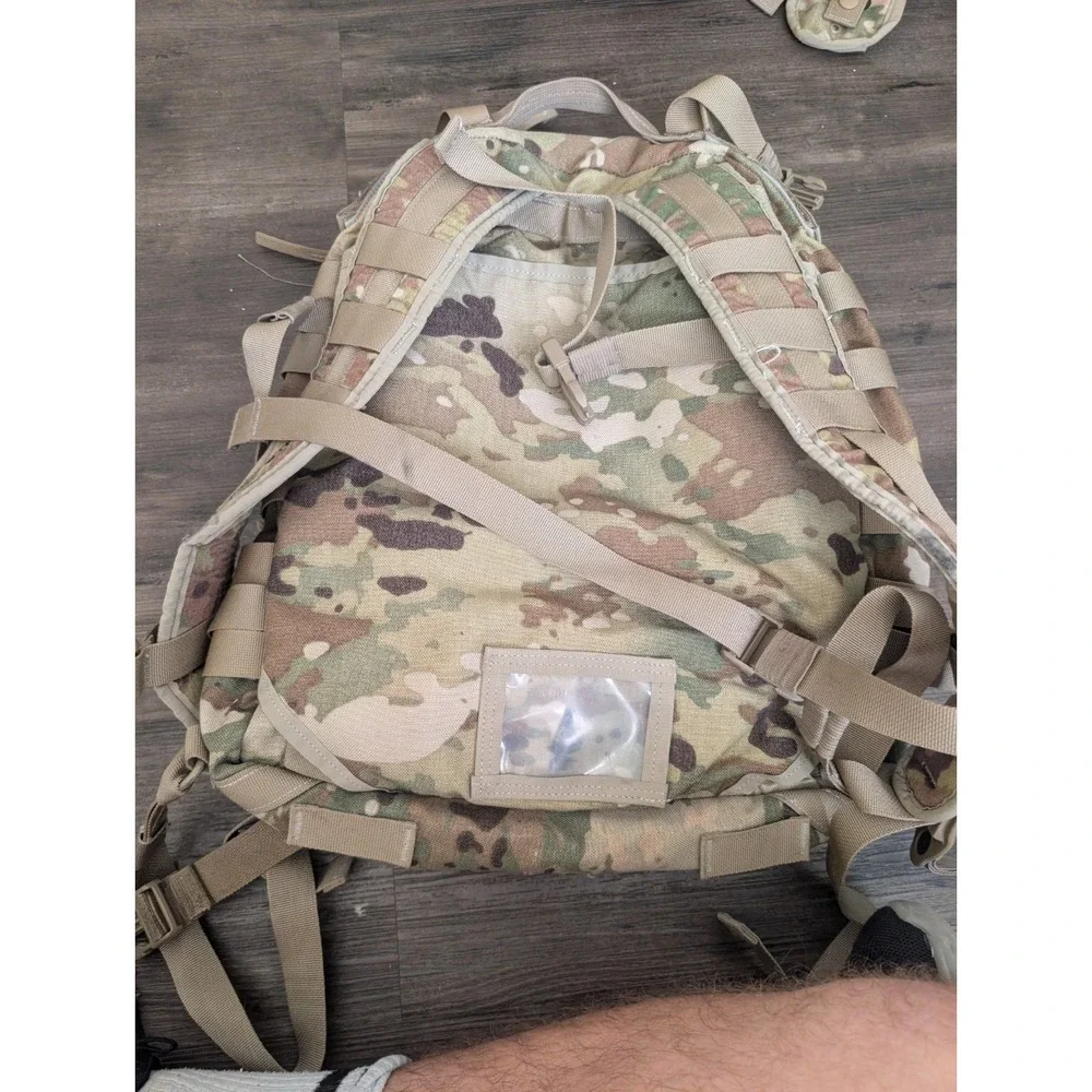 US Army OCP Multicam MOLLE Assault Pack w/ ID Window Straps Military Surplus